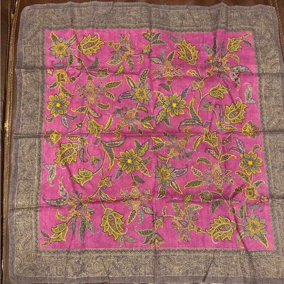 Yves Saint Laurent Vintage Silk Scarf - Picture 1 of 4
